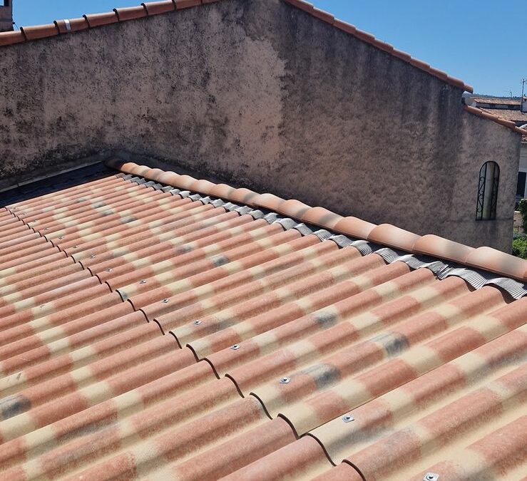 Suite de la rénovation suite à un incendie : la toiture