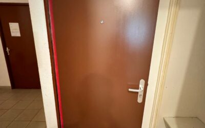 Rénovation de porte suite à un dégât des eaux