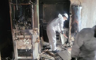 Décontamination après incendie, Marseille, PACA